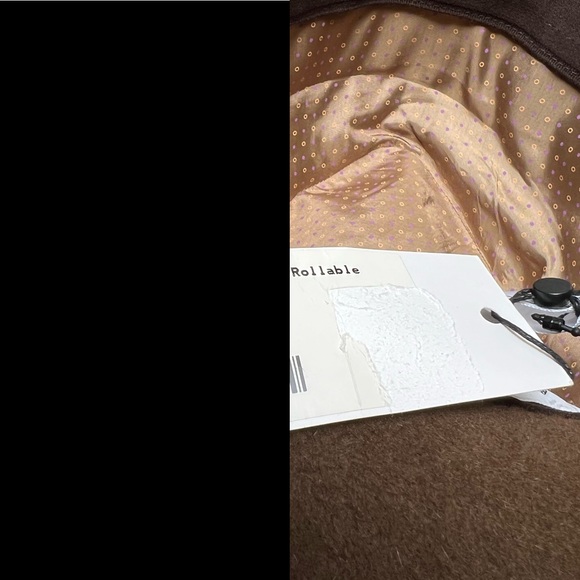 NWT Helen Kaminski Enzo Clove/Brandy Brown Felt Fur Fedora Hat - Picture 10 of 16